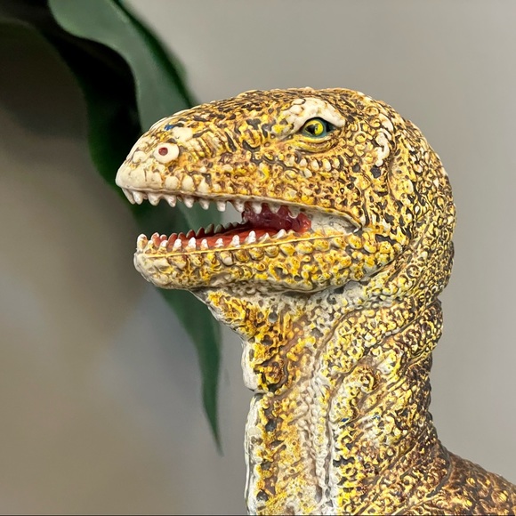 Vintage Large Dinosaur Toy Dino Dromaeosaurids Figure Velociraptor Deinonychus - Picture 6 of 16